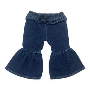 Wrangler Baby Infant Girl Western Flare Ruffle Jeggings Jeans 3-6 Months